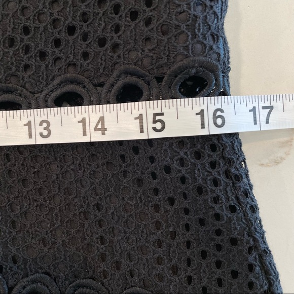 Bardot Ariana Dress Fit and Flare Eyelet High Low - Picture 9 of 15